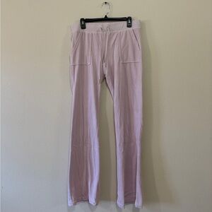 Juicy Couture Light Mauve Pink Drawstring Joggers